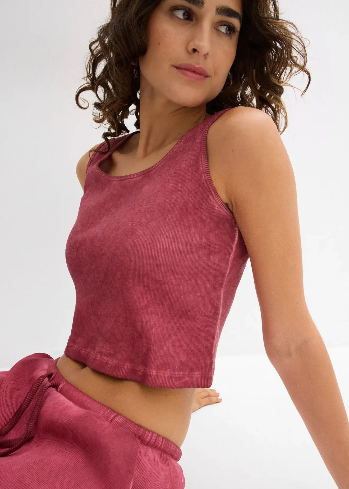 bonprix Débardeur 100% coton|Femme T-Shirts & Tops