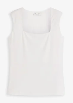 bonprix Débardeur à encolure carrée|Femme T-Shirts & Tops