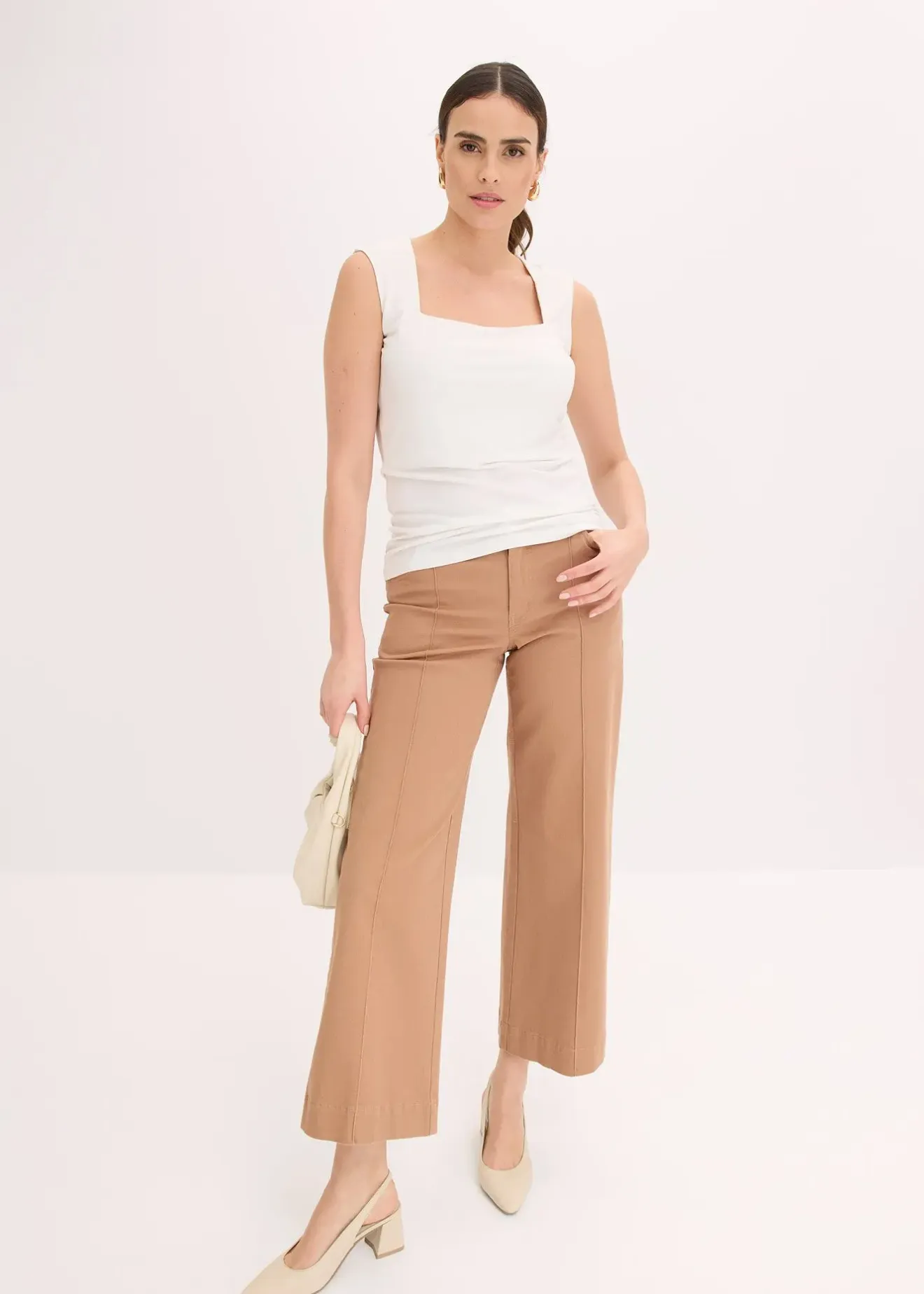 bonprix Débardeur à encolure carrée|Femme T-Shirts & Tops