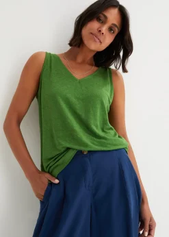 Femme bonprix T-Shirts & Tops|Débardeur 100% lin