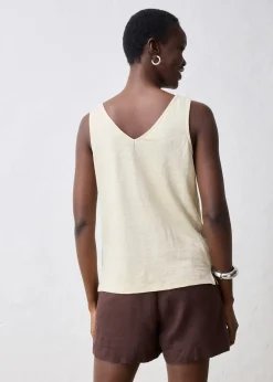 bonprix Débardeur 100% lin|Femme T-Shirts & Tops