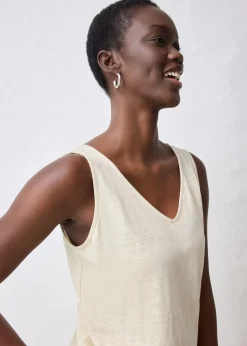 bonprix Débardeur 100% lin|Femme T-Shirts & Tops