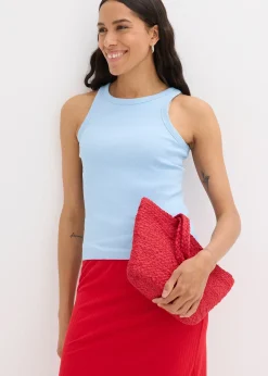 Femme bonprix Tricots De Peau|Basiques|Débardeur côtelé