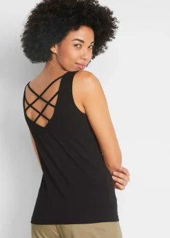 bonprix Débardeur en jersey 100% coton|Femme T-Shirts & Tops