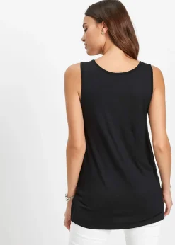 bonprix Débardeur long à logo imprimé|Femme T-Shirts & Tops