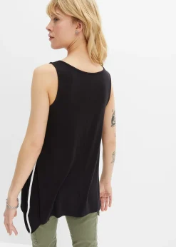 Femme bonprix T-Shirts & Tops|Débardeur long en viscose douce