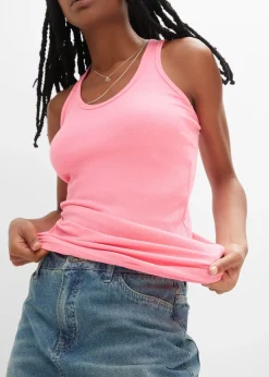 Femme bonprix Tricots De Peau|Basiques|Débardeurs côtelés