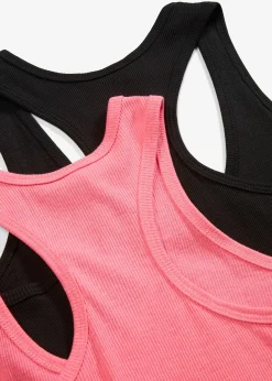 Femme bonprix Tricots De Peau|Basiques|Débardeurs côtelés