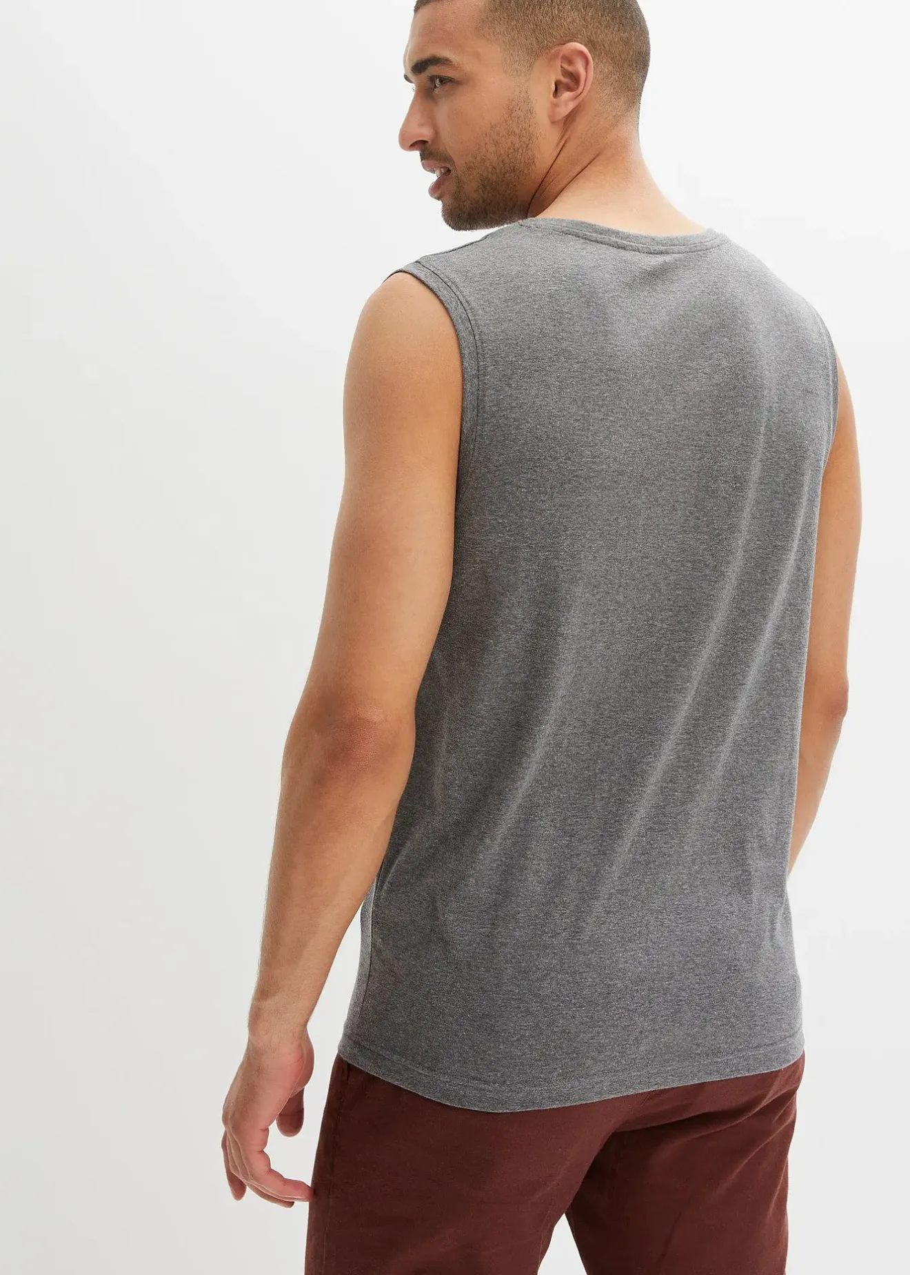 Homme bonprix T-Shirts & Polos|Débardeurs marcel 100% coton
