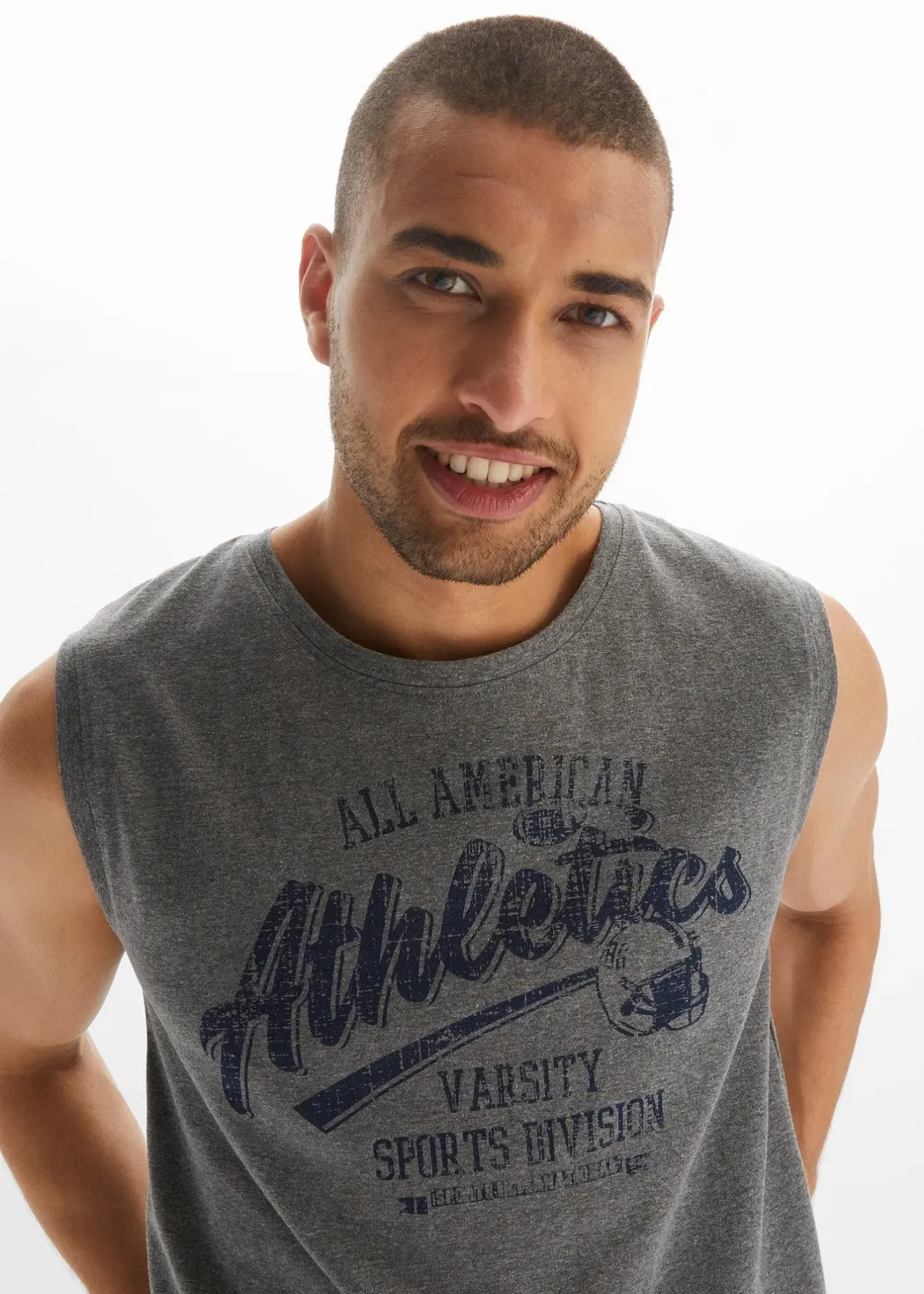 Homme bonprix T-Shirts & Polos|Débardeurs marcel 100% coton