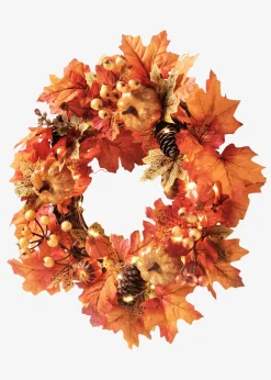 bonprix Accessoires Déco|Déco suspendue LED couronne de porte avec décor automnal