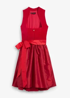 bonprix Dirndl avec corsage en velours et tablier en satin|Femme Robes