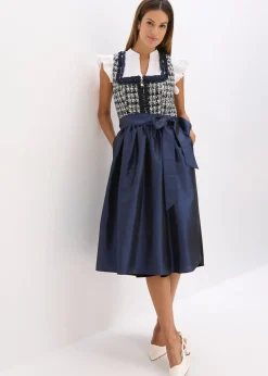 bonprix Dirndl avec tablier (ens. 2 pces)|Femme Robes