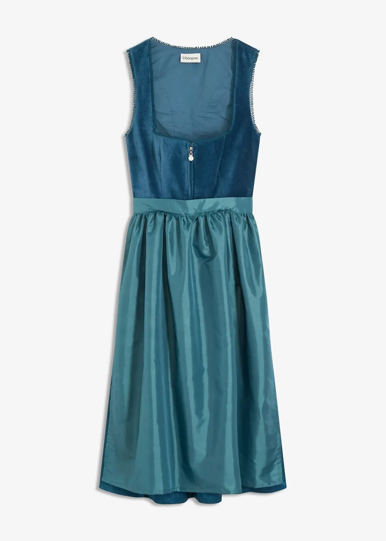 bonprix Dirndl avec velours en longueur midi (ens. 2 pces)|Femme Robes