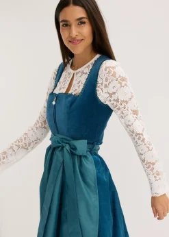 bonprix Dirndl avec velours en longueur midi (ens. 2 pces)|Femme Robes