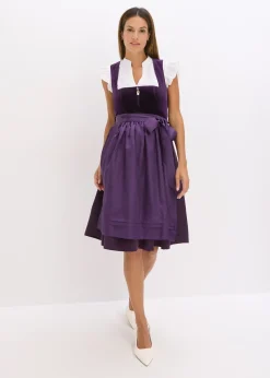 bonprix Dirndl avec velours en longueur midi (ens. 2 pces)|Femme Robes