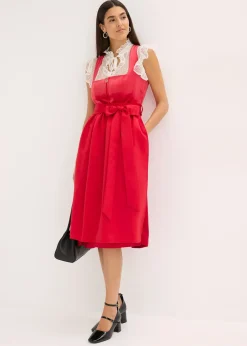 bonprix Dirndl avec velours, longueur midi (ens. 2 pces)|Femme Robes