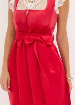 bonprix Dirndl avec velours, longueur midi (ens. 2 pces)|Femme Robes