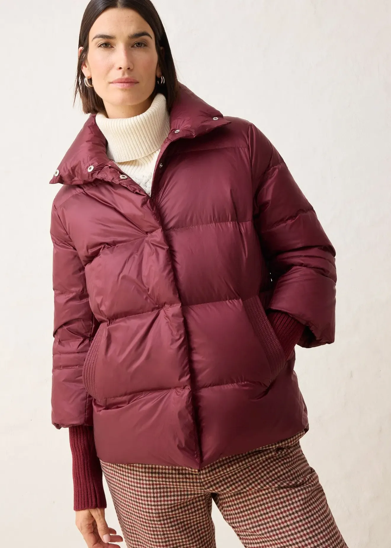 Femme bonprix Premium|Vestes & Manteaux|Doudoune à manches en maille