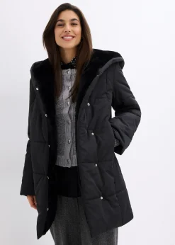 bonprix Doudoune avec doublure peluche|Femme Vestes & Manteaux