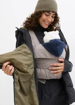 bonprix Doudoune de grossesse et de portage sans manches, déperlante|Femme Femme Enceinte