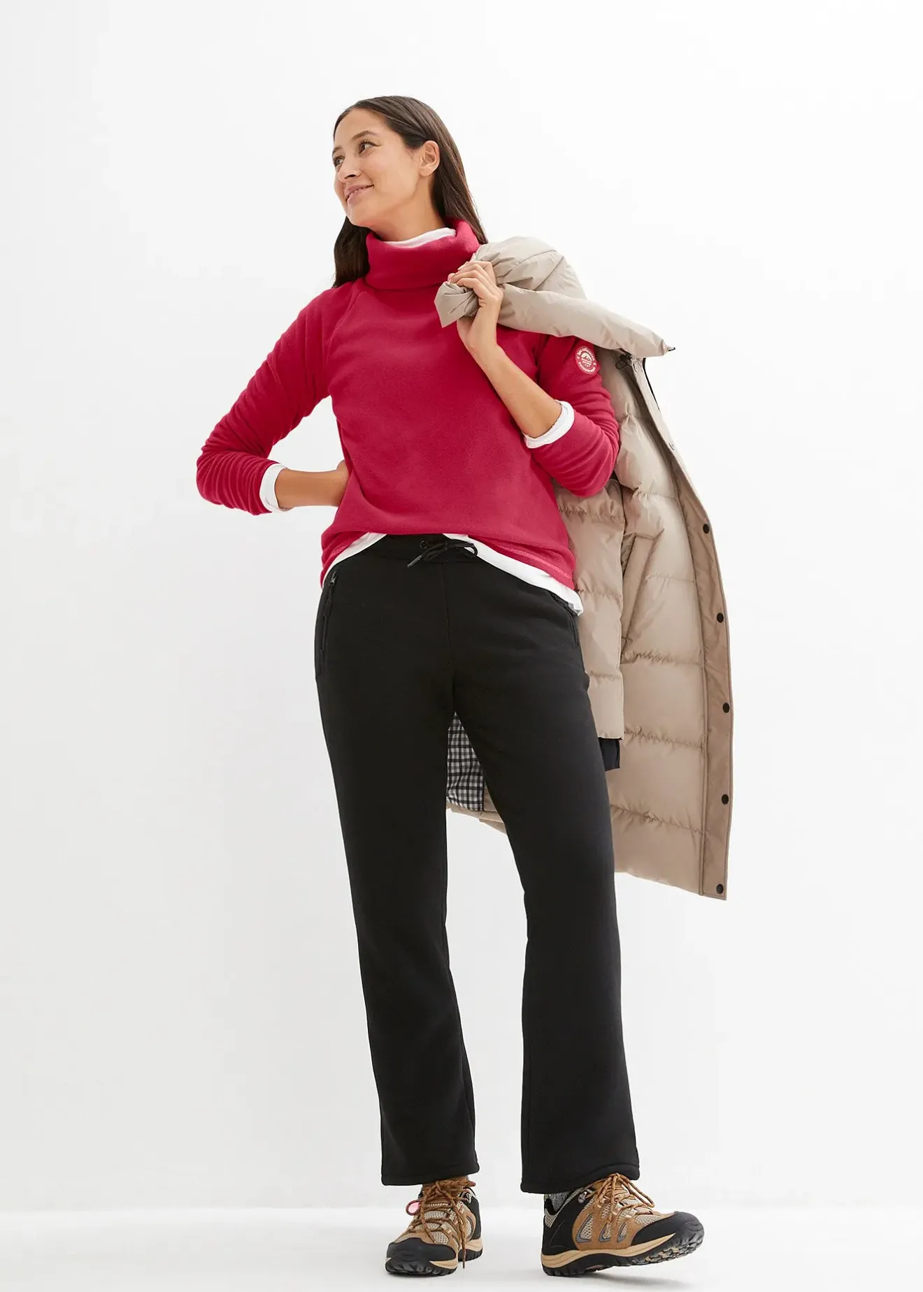 Femme bonprix Vestes & Manteaux|Doudoune imperméable à doublure imprimée