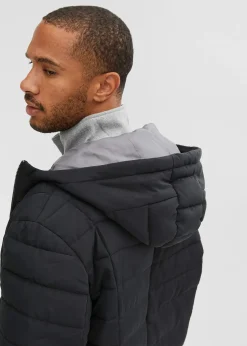 bonprix Doudoune longue à capuche|Homme Vestes