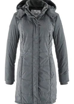 bonprix Doudoune longue à col montant et capuche|Femme Vestes & Manteaux