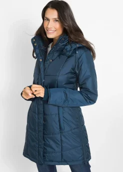 Femme bonprix Vestes & Manteaux|Doudoune longue à col montant et capuche