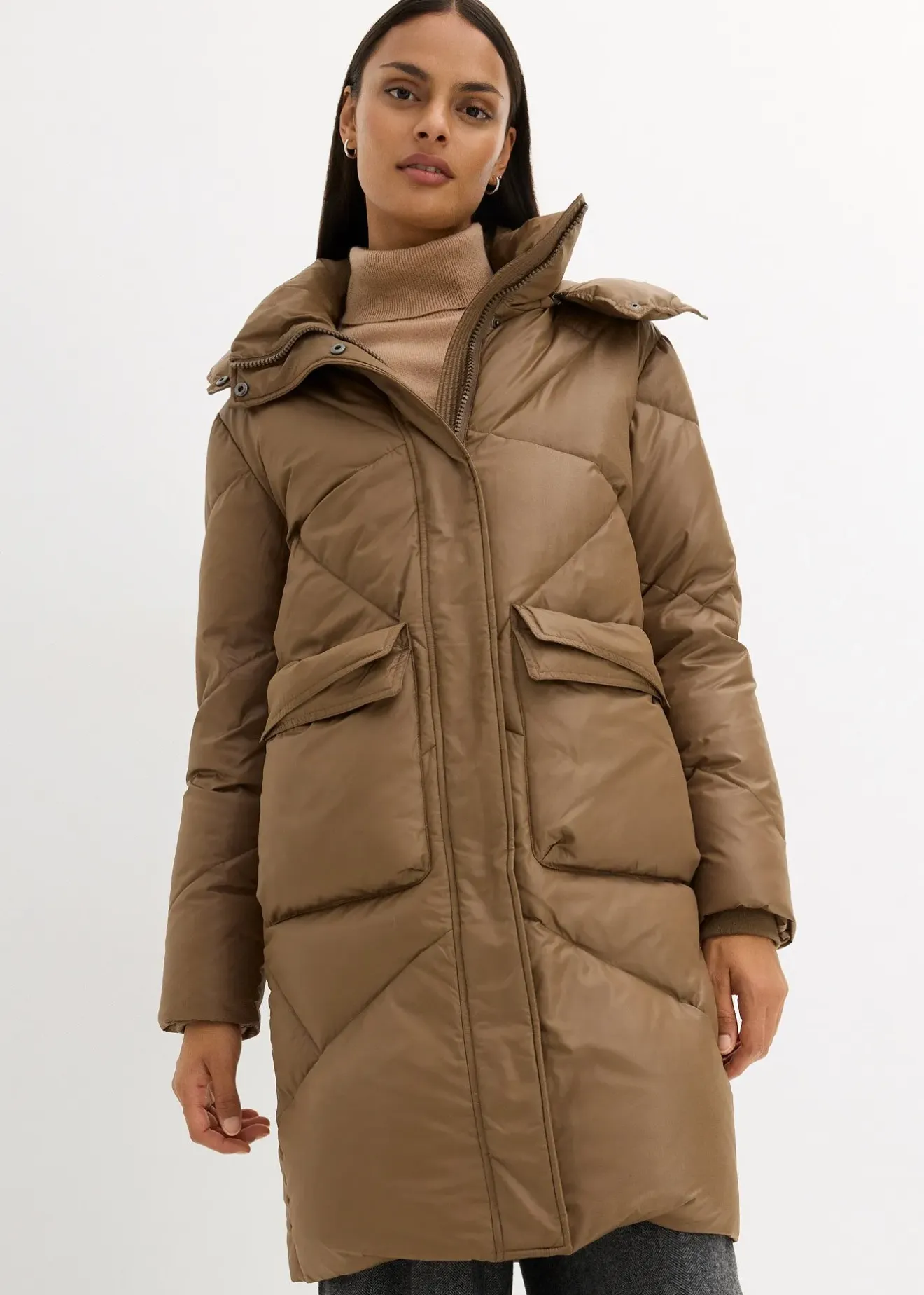 Femme bonprix Premium|Vestes & Manteaux|Doudoune longue déperlante