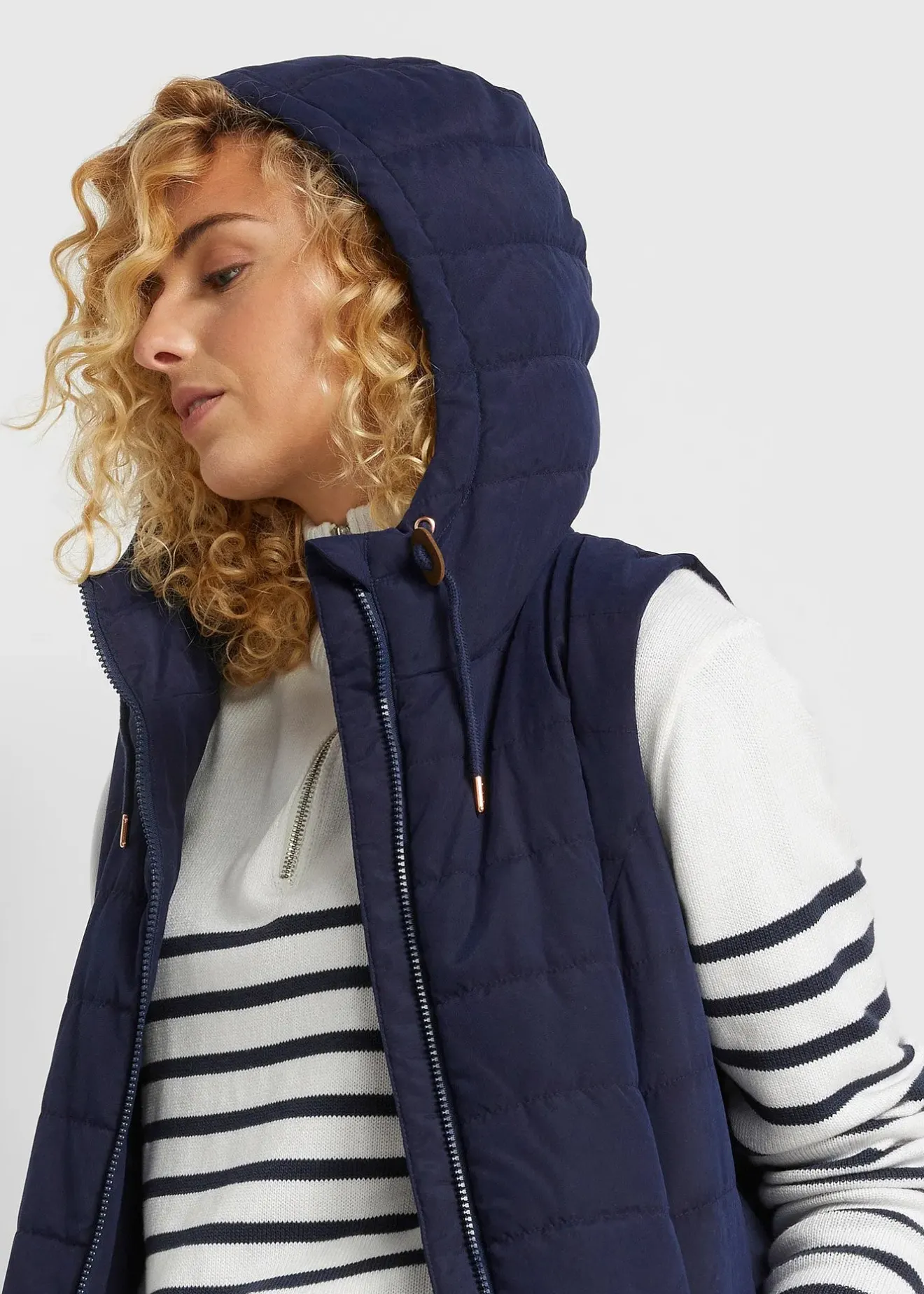 bonprix Doudoune longue sans manches|Femme Vestes & Manteaux