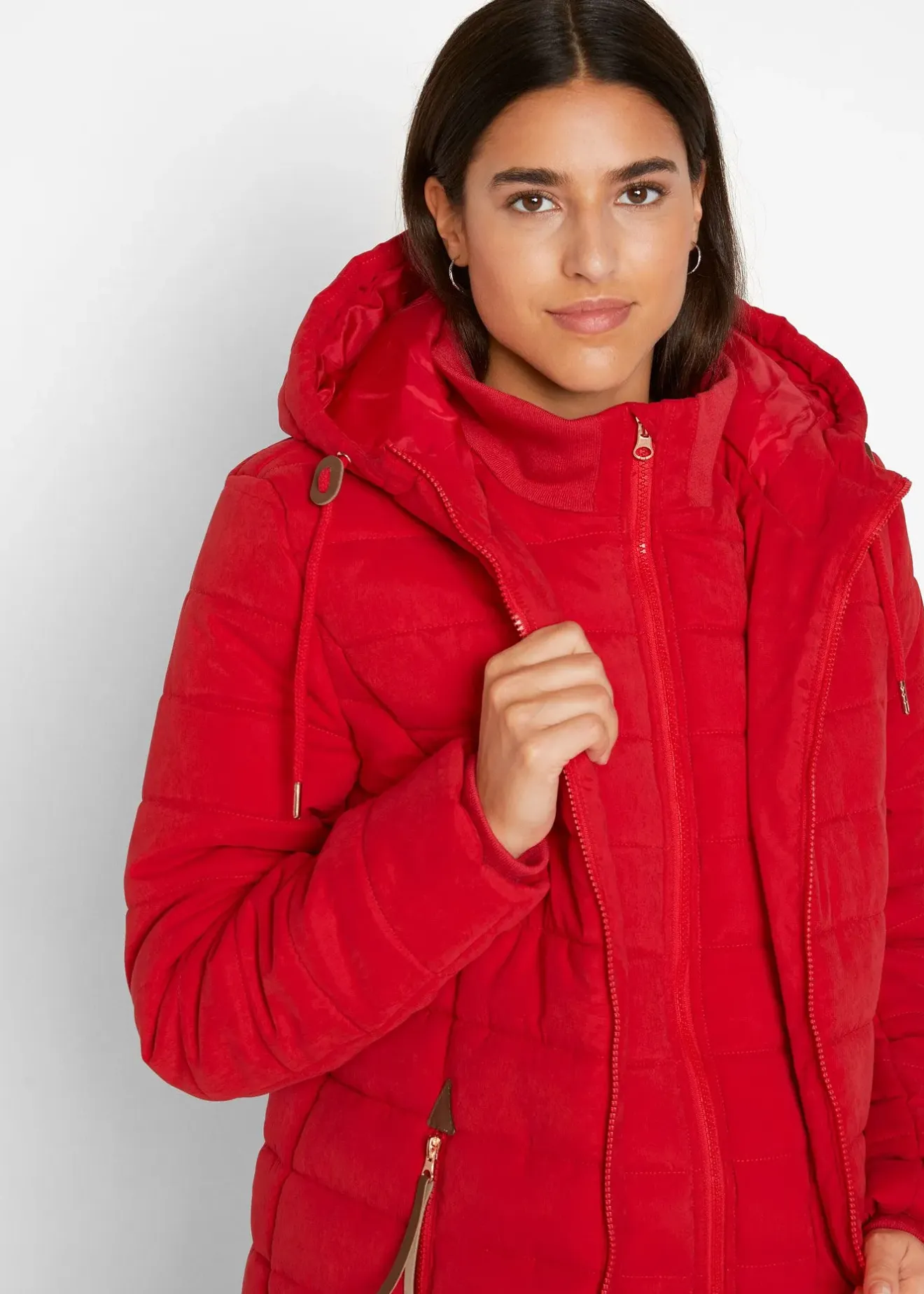 bonprix Doudoune longue, style 2 en 1|Femme Vestes & Manteaux