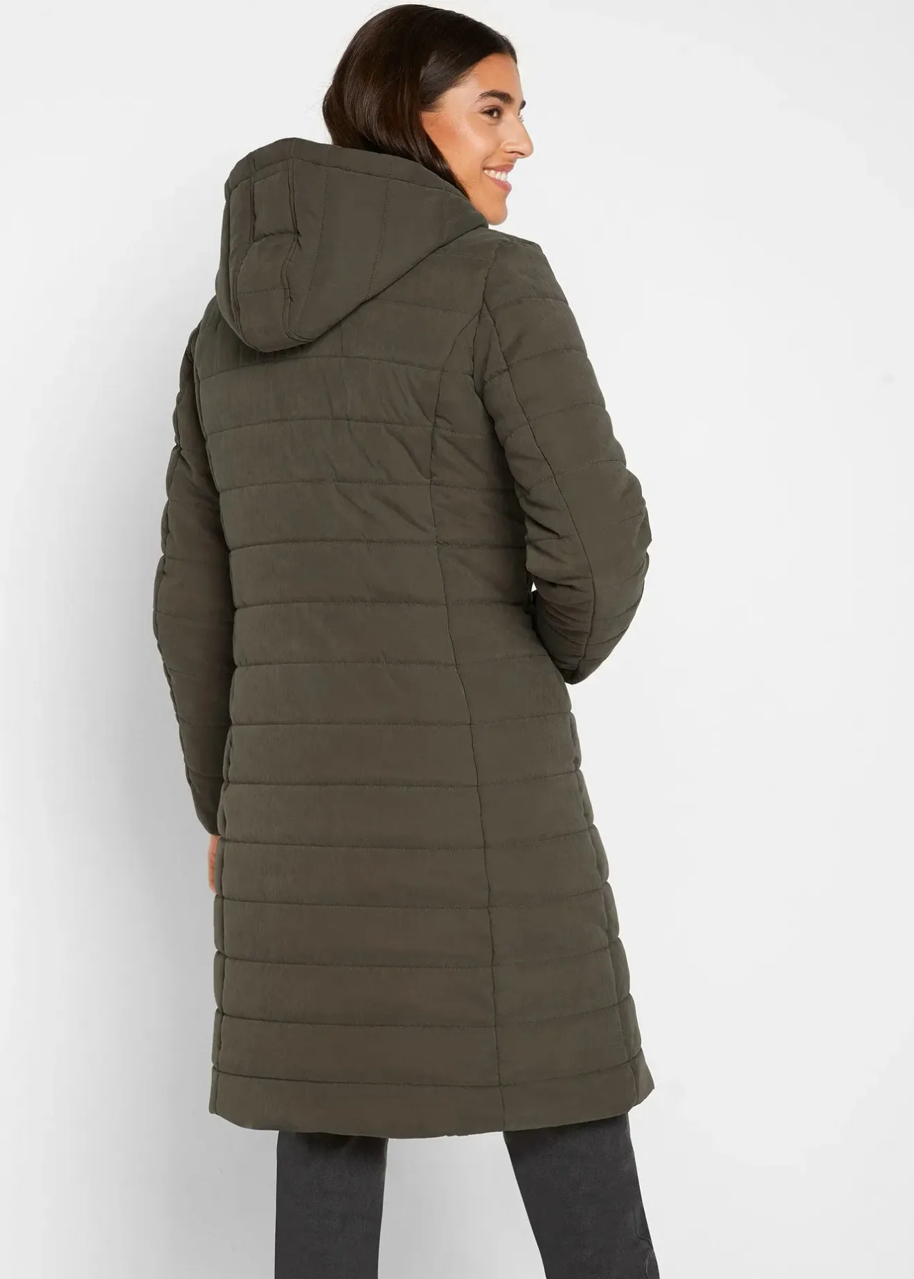 bonprix Doudoune longue, style 2 en 1|Femme Vestes & Manteaux