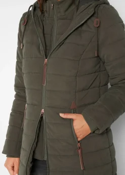 bonprix Doudoune longue, style 2 en 1|Femme Vestes & Manteaux
