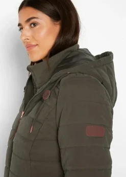 bonprix Doudoune longue, style 2 en 1|Femme Vestes & Manteaux