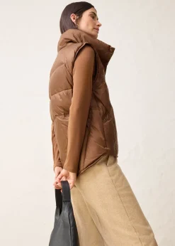 Femme bonprix Vestes & Manteaux|Doudoune sans manches avec duvet recyclé