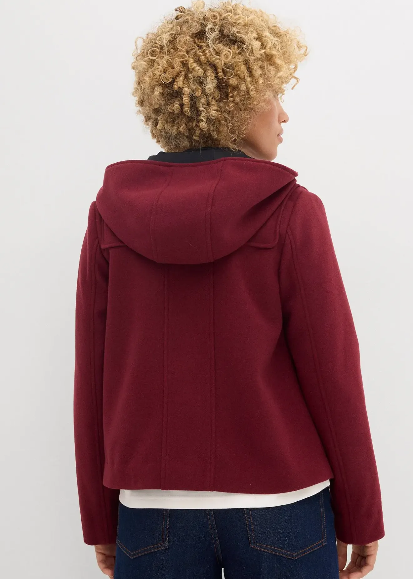 bonprix Duffle-coat aspect laine|Femme Vestes & Manteaux