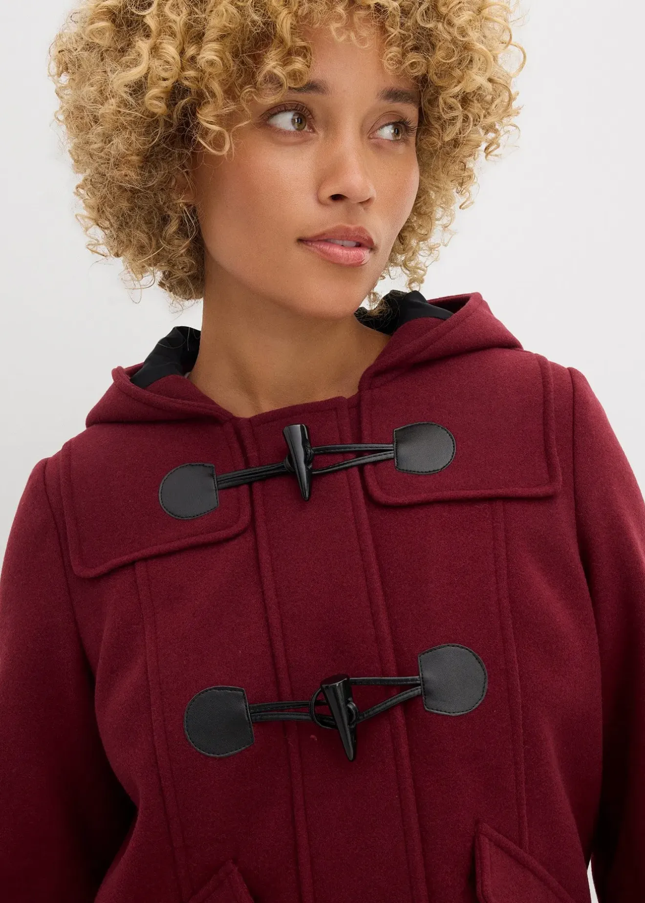 bonprix Duffle-coat aspect laine|Femme Vestes & Manteaux