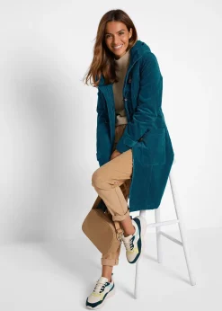 bonprix Duffle-coat en velours côtelé doublé|Femme Vestes & Manteaux