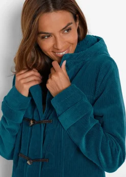 bonprix Duffle-coat en velours côtelé doublé|Femme Vestes & Manteaux