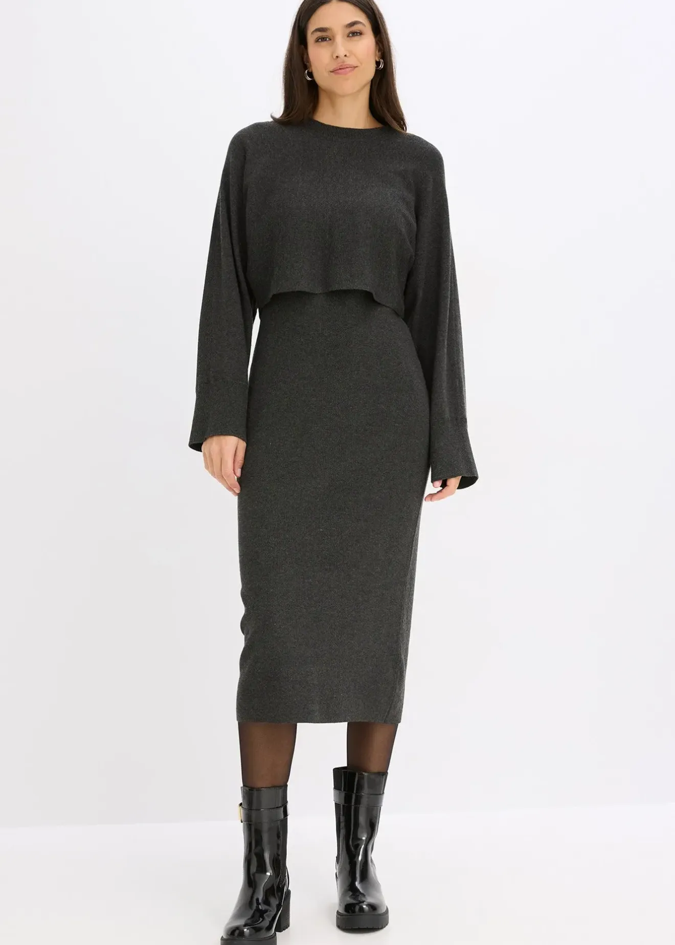 bonprix Ensemble 2 pièces en maille|Femme Robes