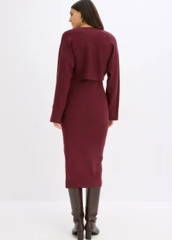 Femme bonprix Robes|Ensemble 2 pièces en maille