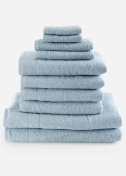 bonprix Salle De Bain·Serviettes De Toilette|Serviettes De Toilette|Ensemble de bain (10 pces)