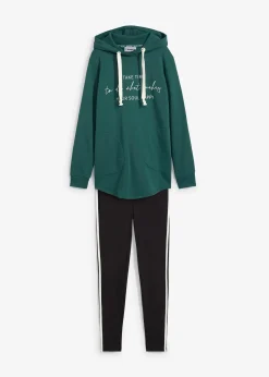 bonprix Ensemble de jogging avec sweat long et legging (2 pces)|Femme Sweats|Pantalons