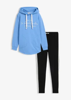 bonprix Ensemble de jogging avec sweat long et legging (2 pces)|Femme Sweats|Pantalons