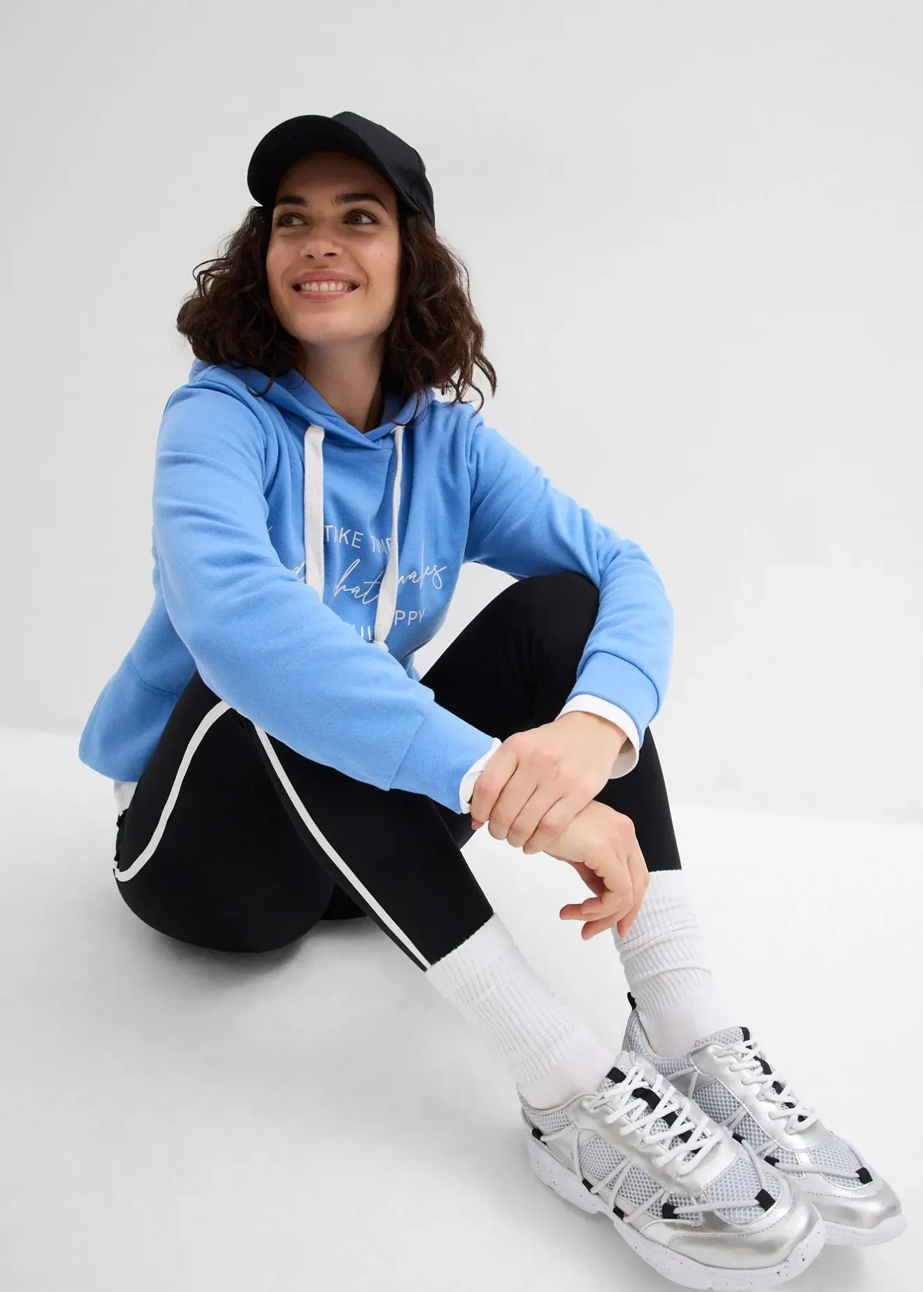 bonprix Ensemble de jogging avec sweat long et legging (2 pces)|Femme Sweats|Pantalons