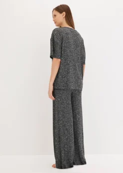 Femme bonprix Homewear|Lingerie Nuit|Ensemble d’intérieur côtelé, oversize