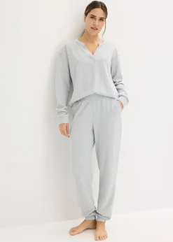 Femme bonprix Homewear|Lingerie Nuit|Ensemble d’intérieur doux en jersey gaufré