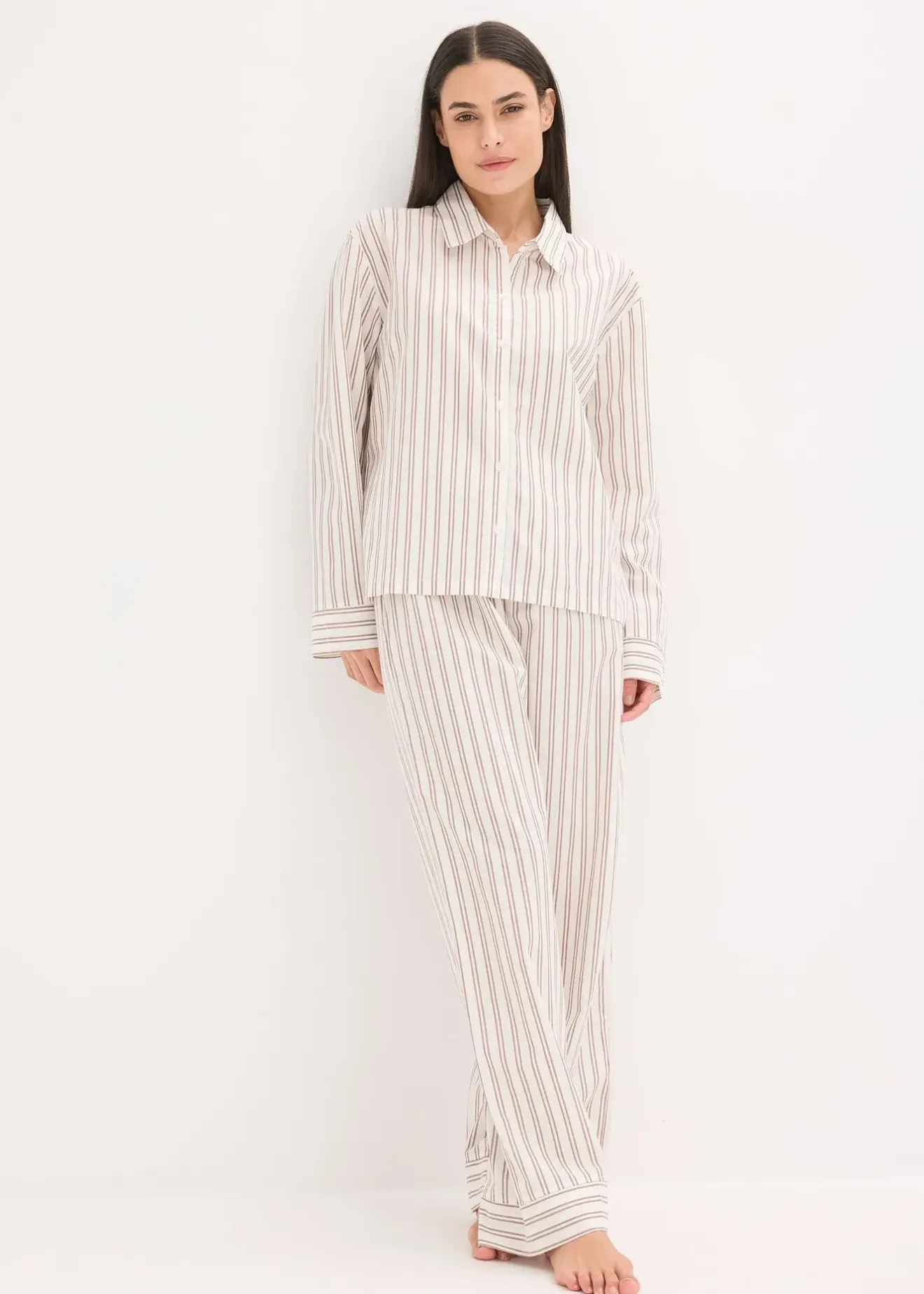 bonprix Ensemble d’intérieur en coton tissé, oversize|Femme Homewear|Lingerie Nuit