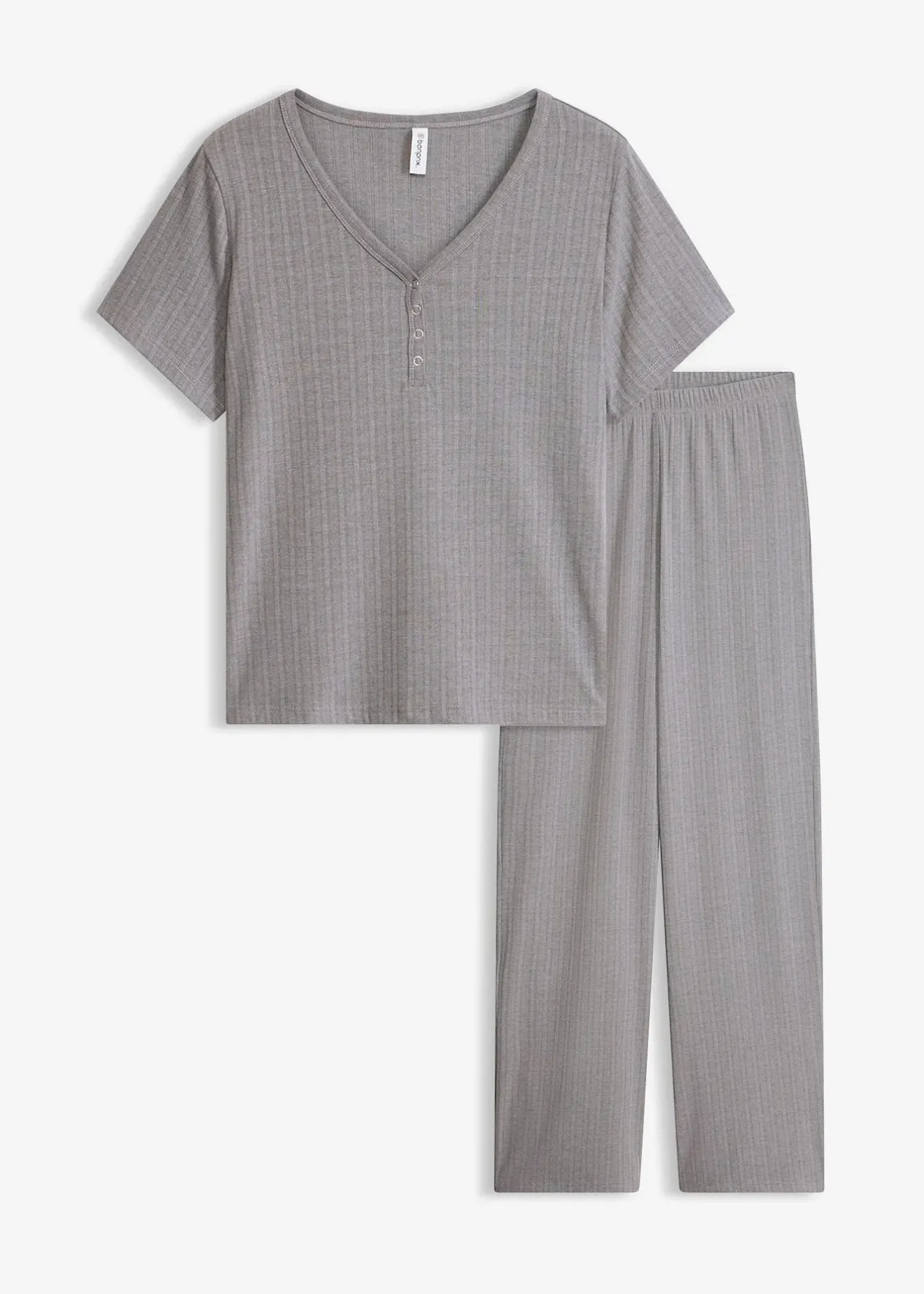 bonprix Ensemble d’intérieur en matière côtelée|Femme Homewear|Lingerie Nuit